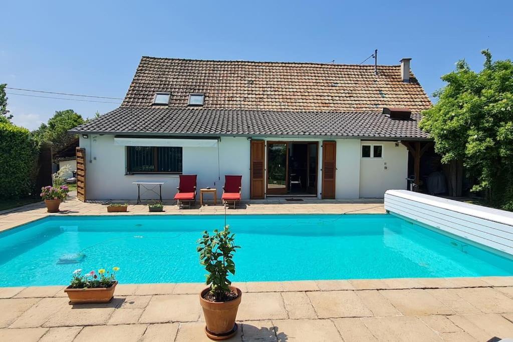 Alsace Bas-Rhin Logis Independant Avec Piscine Privee Apartment Alteckendorf ภายนอก รูปภาพ