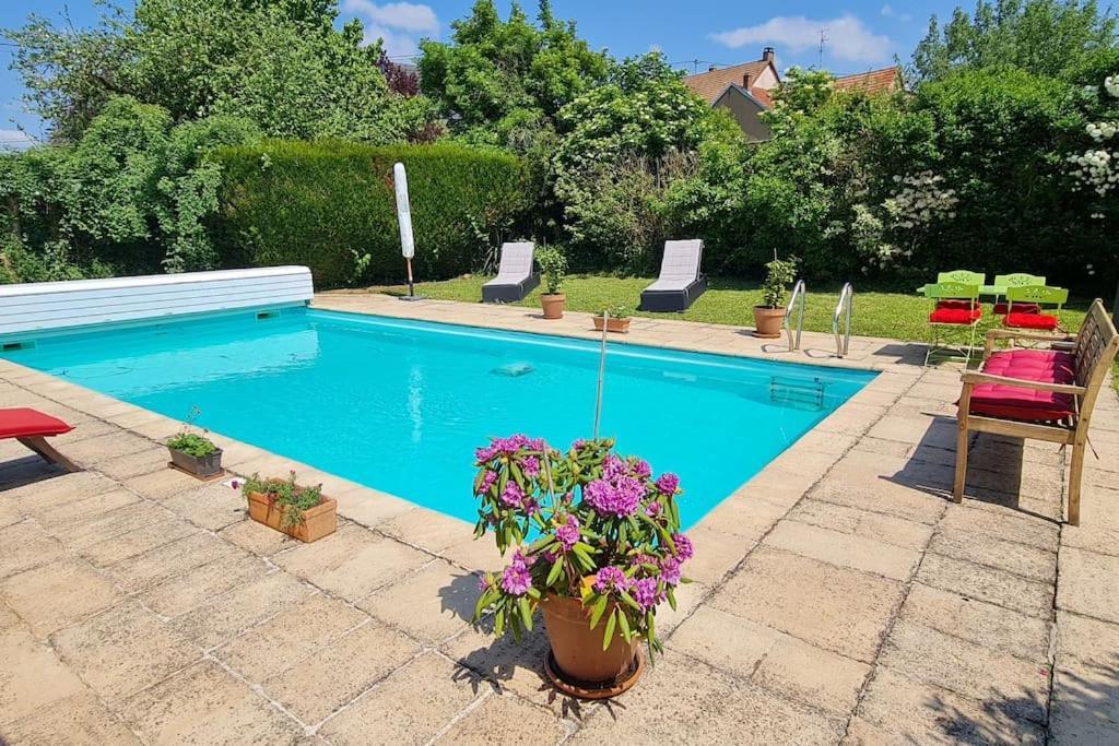 Alsace Bas-Rhin Logis Independant Avec Piscine Privee Apartment Alteckendorf ภายนอก รูปภาพ